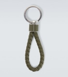 Bottega Veneta Intreccio leather keychain