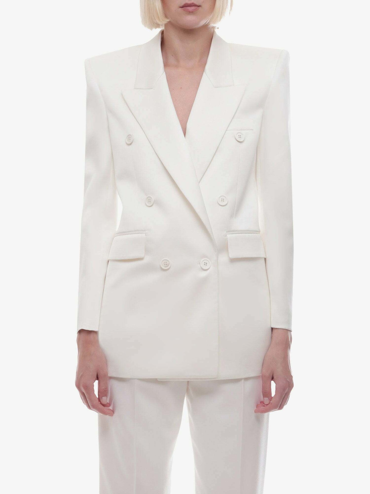 Saint laurent cheap white blazer