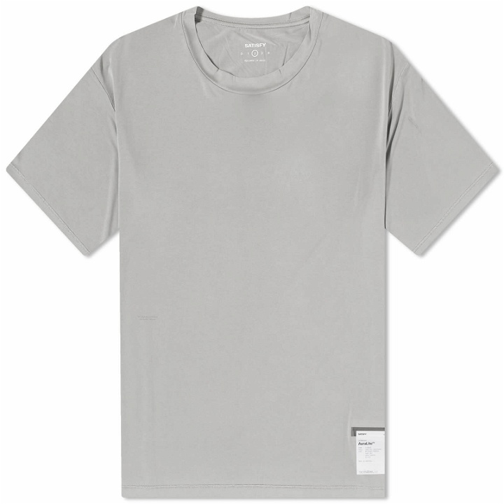 Photo: Satisfy Men's Auralite T-Shirt in Mineral Fossil