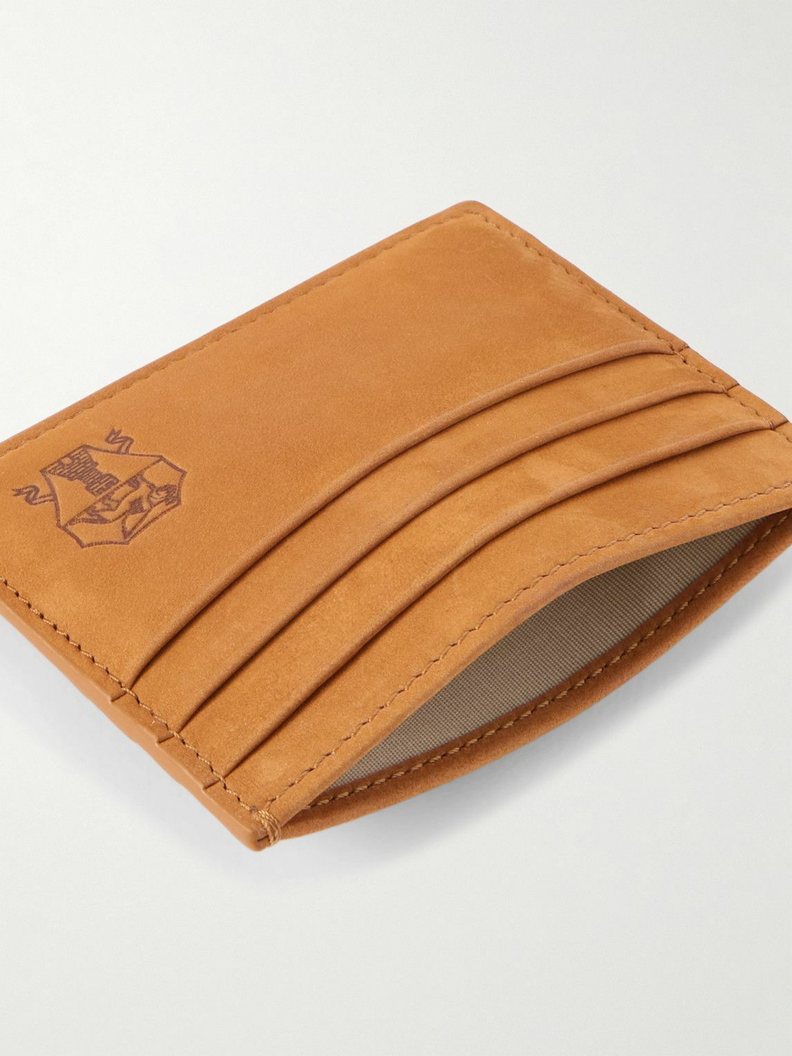 Brunello Cucinelli - Logo-Debossed Leather Cardholder