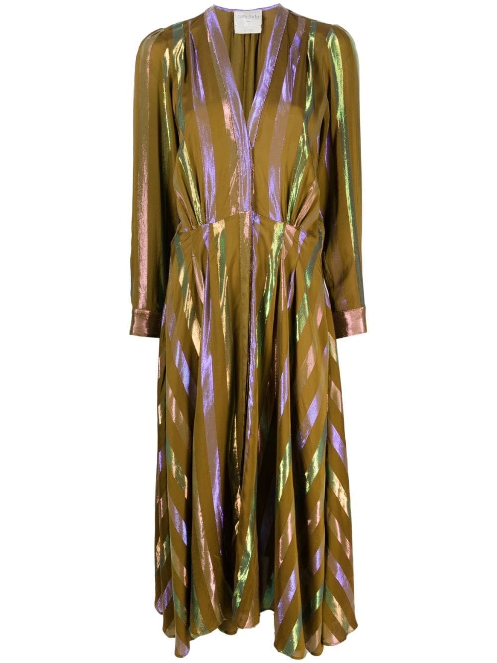 FORTE FORTE - Viscose Silk Blend Long Dress
