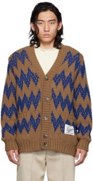 Missoni Brown & Blue Jacquard Cardigan