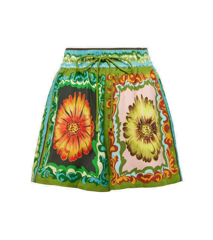 Photo: Alémais Disco Daisy printed twill shorts