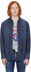 Dsquared2 Navy Western Denim Shirt