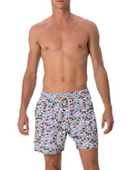 MC2 Saint Barth Man Lightweight Fabric Swim-shorts Lighting Micro Fantasy With Crabs Print