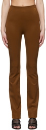 Atlein Tan Viscose Trousers