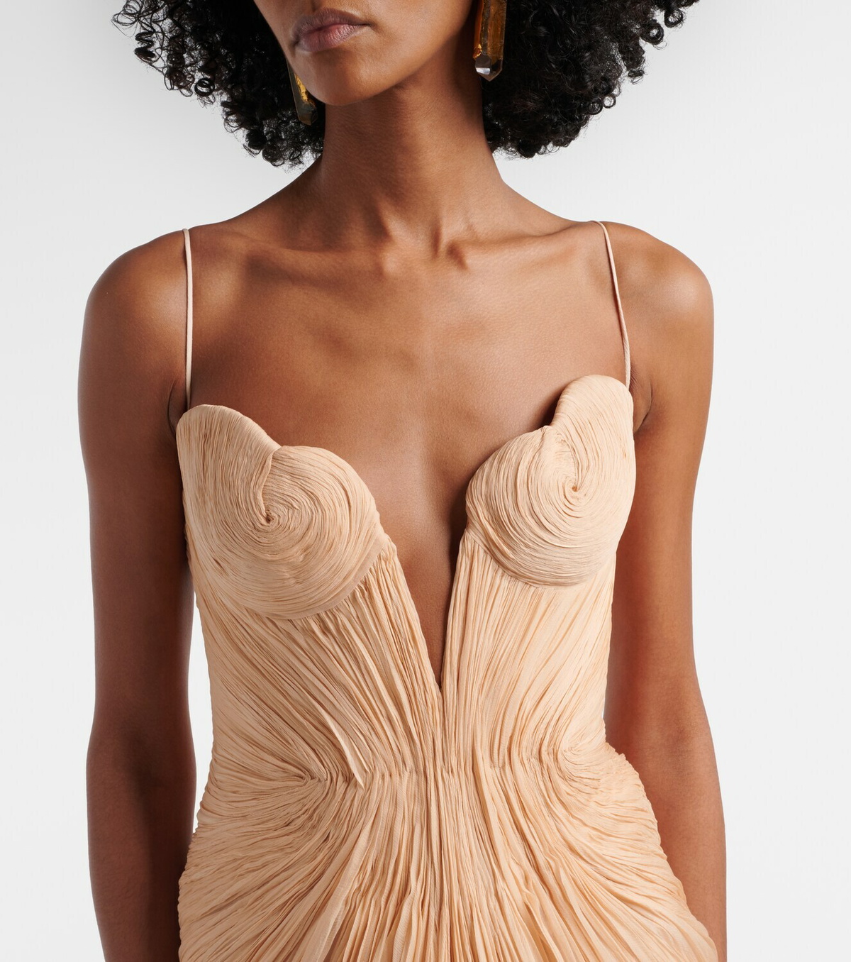 Maria Lucia Hohan Cecilia draped silk gown