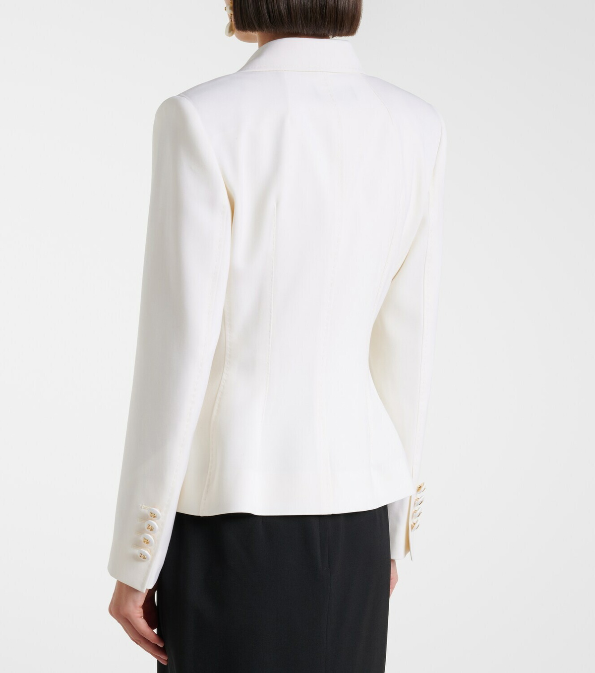 Dolce&Gabbana Double-breasted wool-blend blazer
