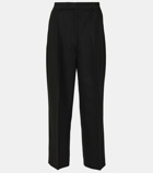 Toteme Pleated wool-blend cropped pants
