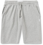 Reigning Champ - Wide-Leg Mélange Loopback Pima Cotton-Jersey Drawstring Shorts - Gray