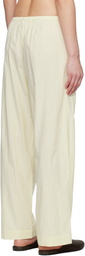 Deiji Studios White & Yellow Ease Lounge Pants