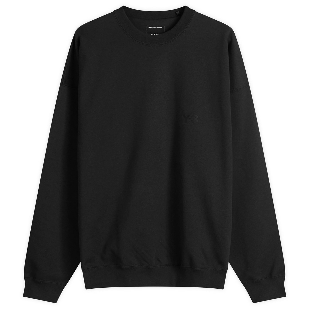 Y-3 - Velvet Sweatshirt - Black Y-3