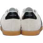 Lanvin Off-White & Black Glen 2.0 Leather Sneakers