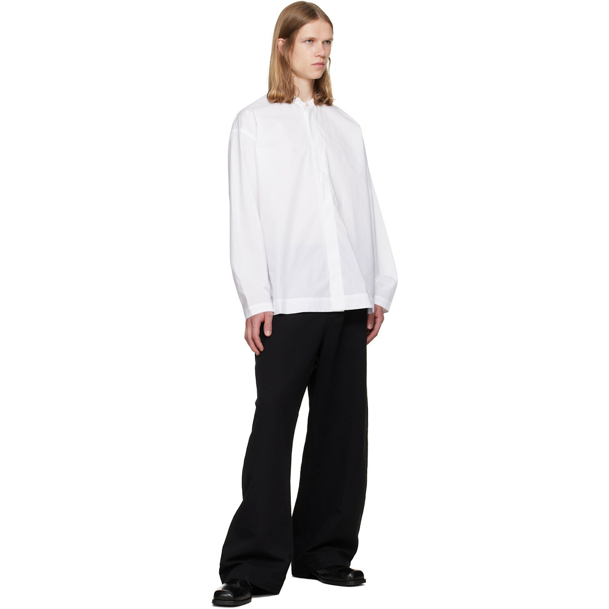Studio Nicholson White Karst Shirt