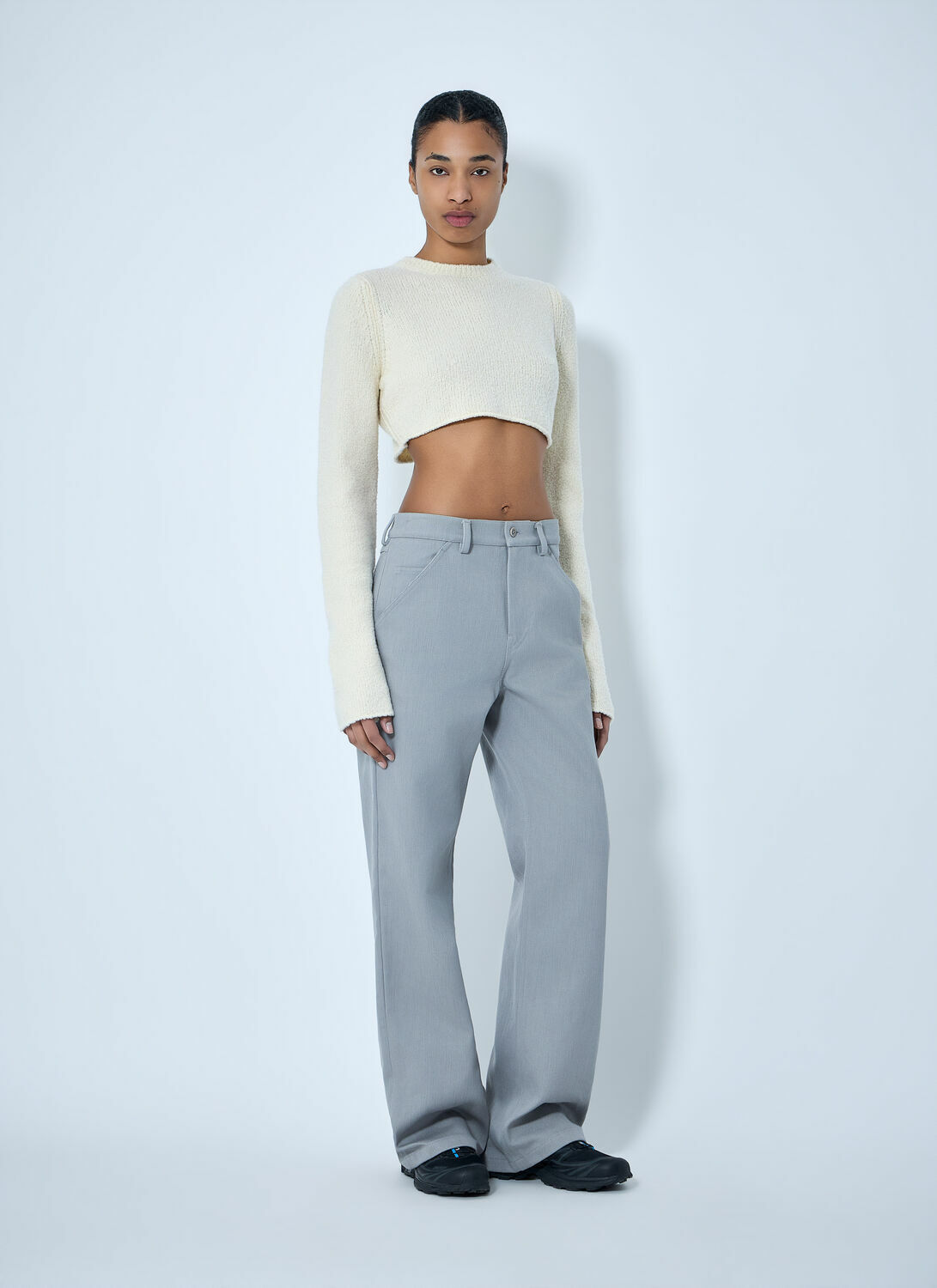 RIER Wide-Leg Tailored Trousers