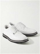 G/FORE - Gallivanter Logo-Debossed Leather Golf Shoes - White