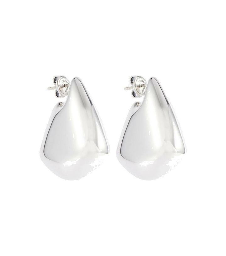 Photo: Bottega Veneta Fin Small sterling silver earrings