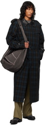 CMMAWEAR Blue Edward Trench Coat