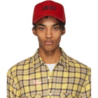 Amiri Red Logo Trucker Cap