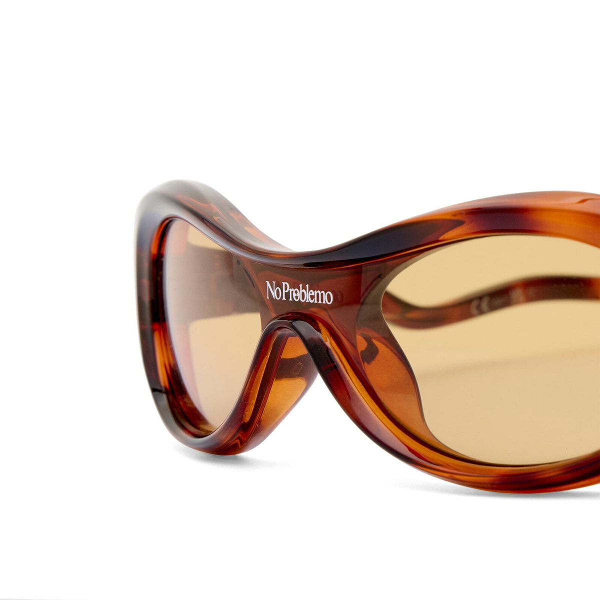 Le Specs x No Problemo Vortex Deux Sunglasses in Tortoiseshell/Mustard Mono 