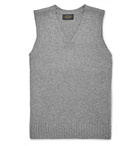 Beams Plus - Wool-Blend Sweater Vest - Men - Gray