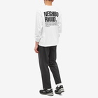 Neighborhood Men's Long Sleeve NH-2 T-Shirt in White