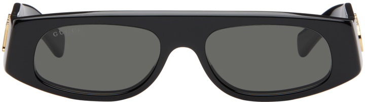 Photo: Gucci Black Geometric Shaped Sunglasses