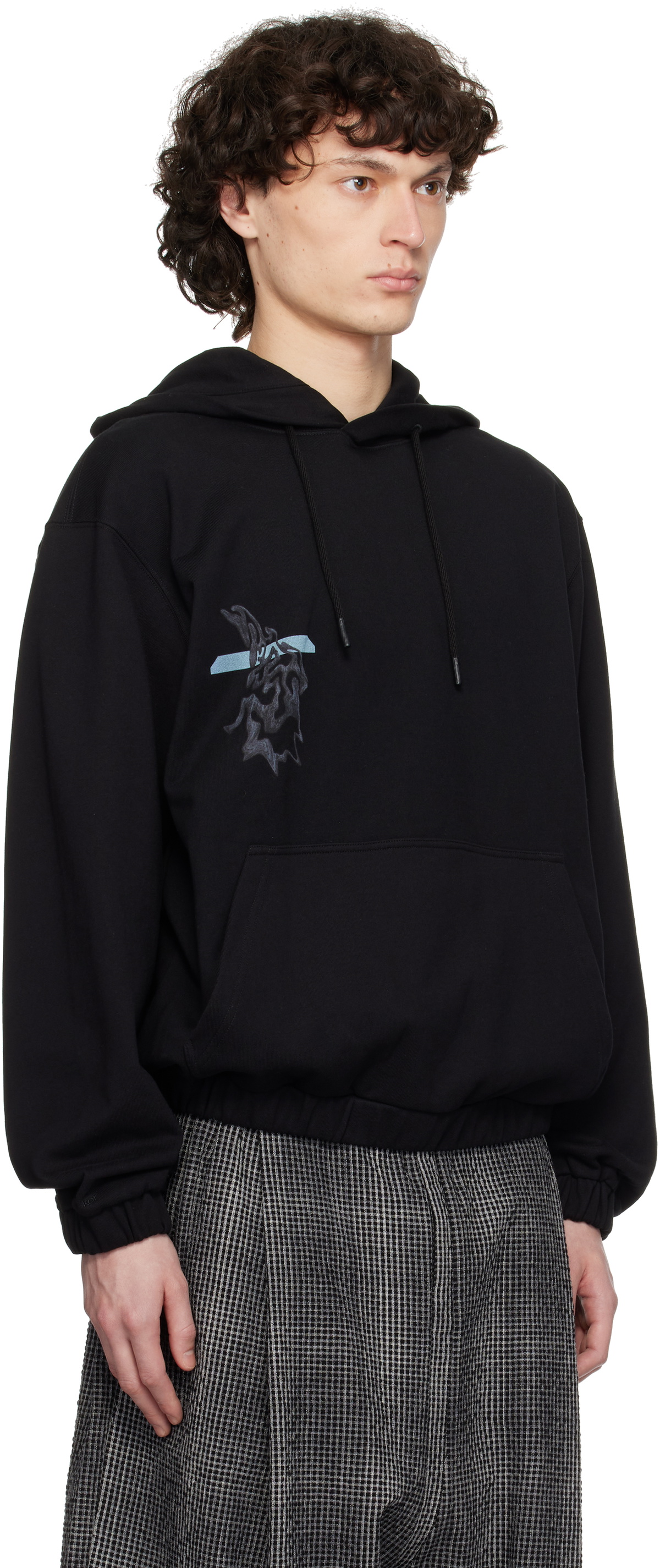 pet-tree-kor Black 'Tool Tray, Vacuum Day' Hoodie
