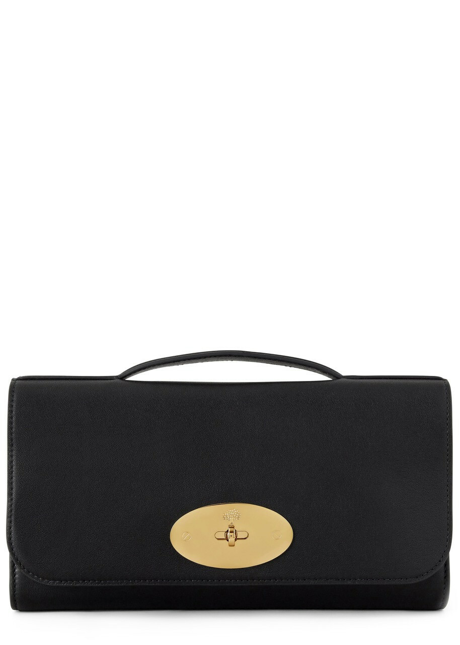 Mulberry Lily Vesta Nappa Leather Clutch - Black - One Size