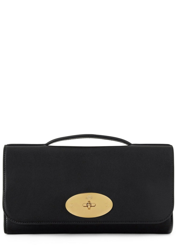 Photo: Mulberry Lily Vesta Nappa Leather Clutch - Black - One Size