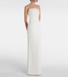 Rebecca Vallance Bridal Theresa faux pearl-embellished gown