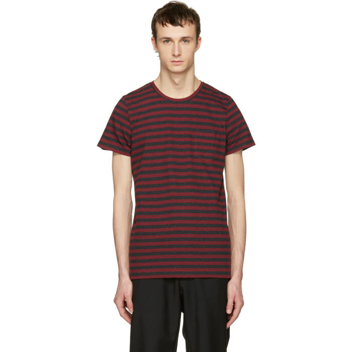 Photo: A.P.C. Red Striped Keanu T-Shirt