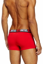 Diesel Three-pack of all-over logo waist boxers - Trunks Mens in Multicolor