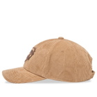 Human Made Men's Heart Corduroy 6 Panel Cap in Beige 