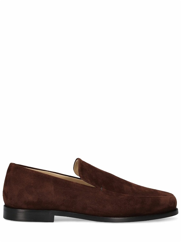 Photo: KHAITE - 20mm Alessio Suede Loafers