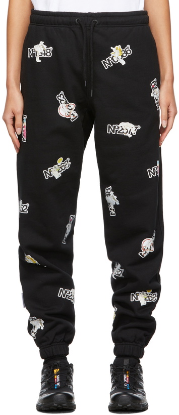 Photo: Aitor Throup’s TheDSA Black Sticker Series Lounge Pants