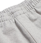Vetements - Tapered Logo-Print Loopback Cotton-Jersey Sweatpants - Gray