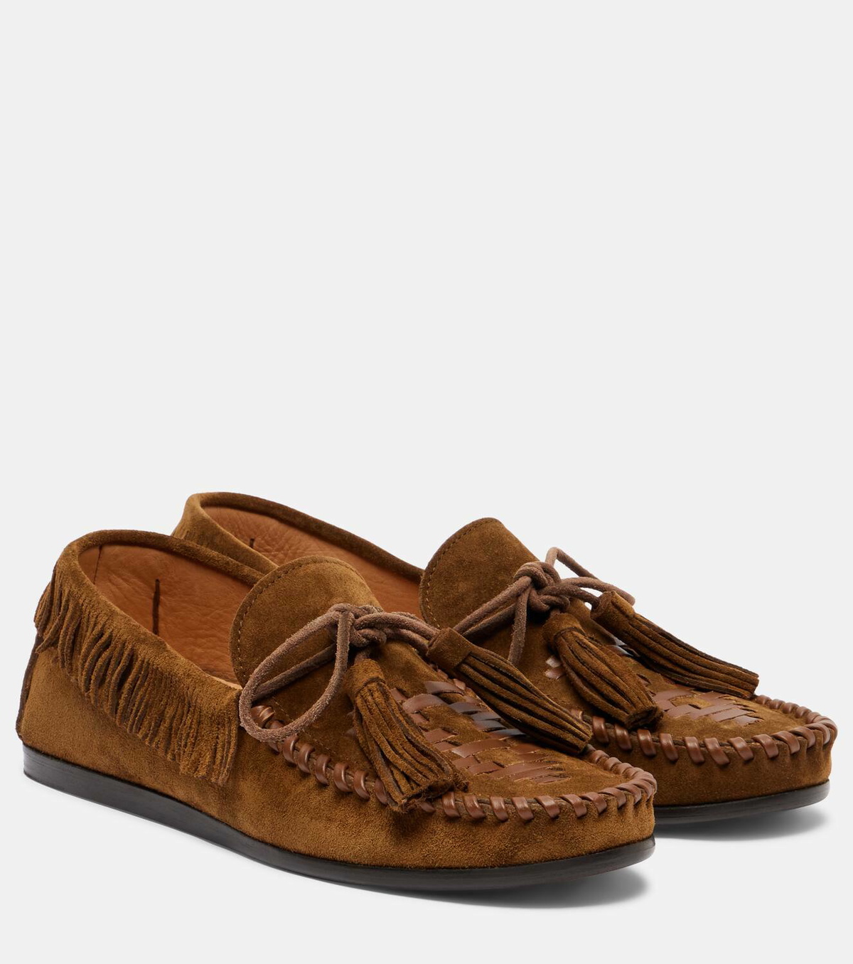 Isabel Marant Fitza fringed suede loafers