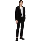 Eidos Black Velvet Suit Trousers