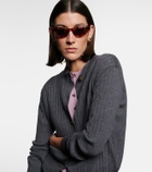Bottega Veneta Curvy cat-eye sunglasses
