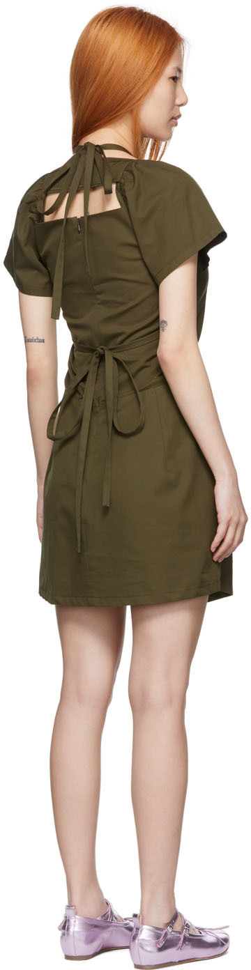 Rose Murdoch Khaki Sasha Mini Dress