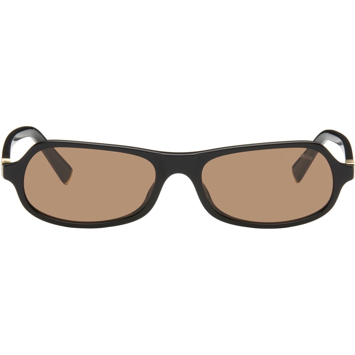 Miu Miu Eyewear Black Rectangular Sunglasses