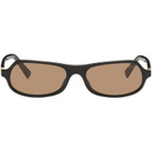Miu Miu Eyewear Black Rectangular Sunglasses