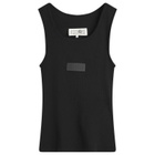 MM6 Maison Margiela Women's Long Tank Top in Black