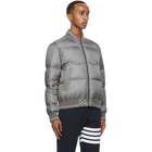 Thom Browne Grey Down Relaxed Blouson Jacket