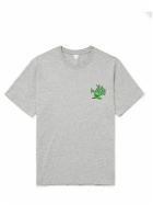 ARKET - Niko Printed Organic Cotton-Jersey T-Shirt - Gray