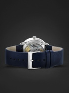 Junghans - Meister Fein Signatur Automatic 39.5mm Stainless Steel and Leather Watch, Ref. No. 27/4359.00