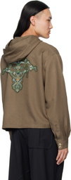 Kiko Kostadinov Brown Slatina Hoodie