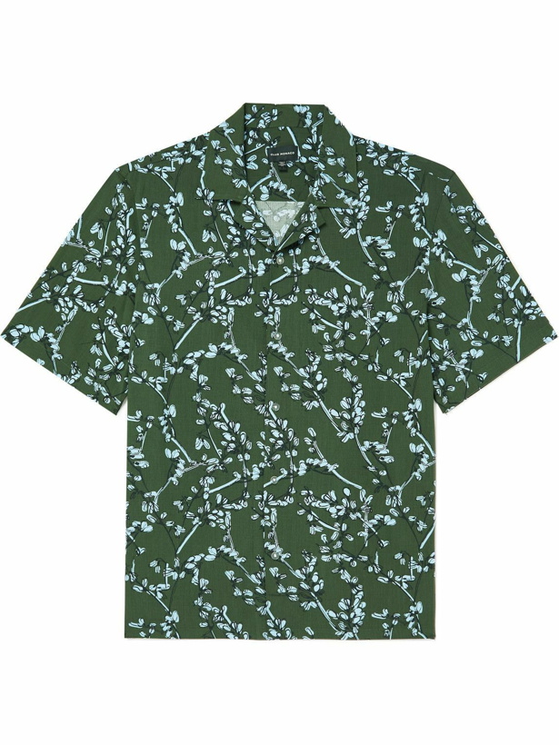 Photo: Club Monaco - Camp-Collar Floral-Print Woven Shirt - Green