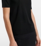 The Row Ozzi silk-blend T-shirt